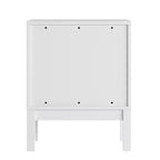 Flash Furniture Dallas Wooden Night Stand, Bedroom Side Table with 2 Storage Drawers for Kids