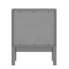 Flash Furniture Dallas Wooden Night Stand, Bedroom Side Table with 2 Storage Drawers for Kids