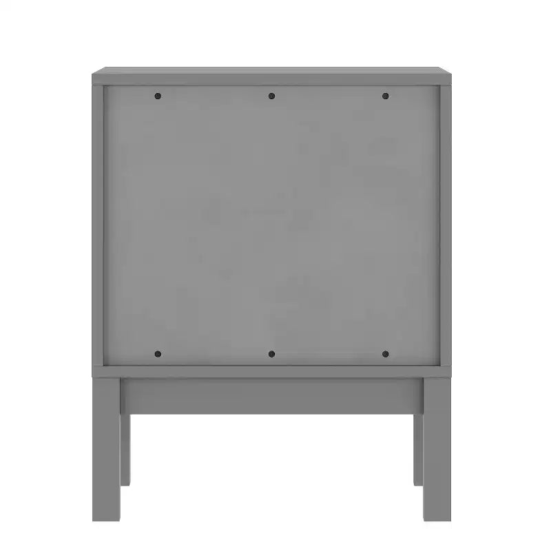 Flash Furniture Dallas Wooden Night Stand, Bedroom Side Table with 2 Storage Drawers for Kids