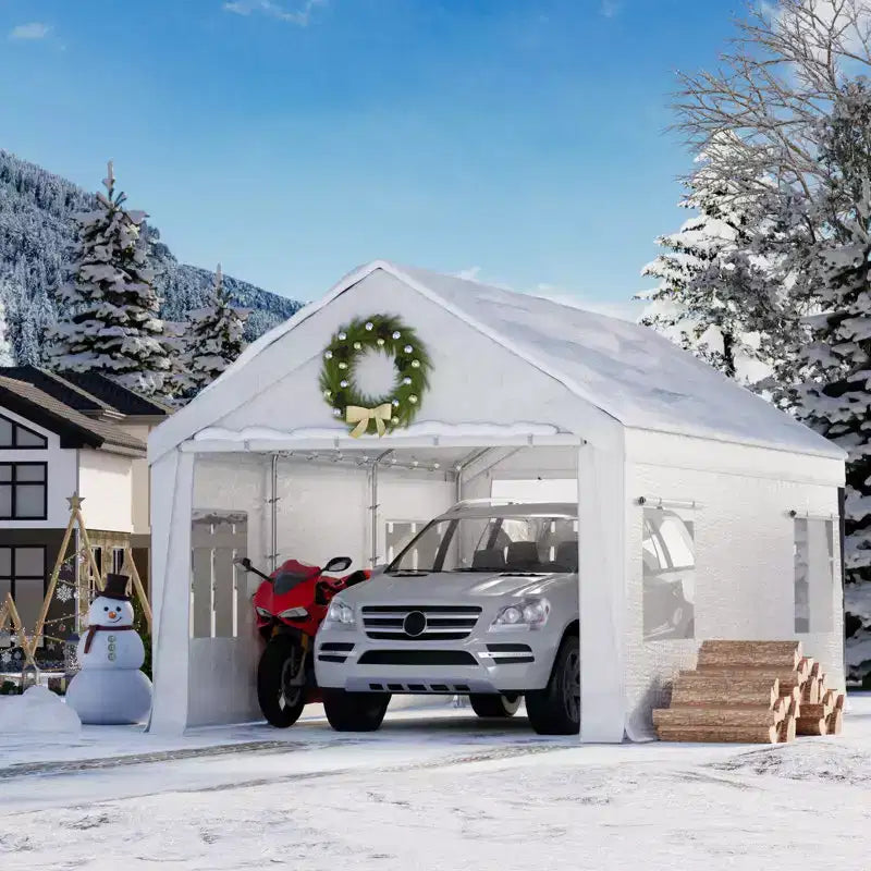 EROMMY 10 Ft X 20 Ft Car Canopy Portable Garage