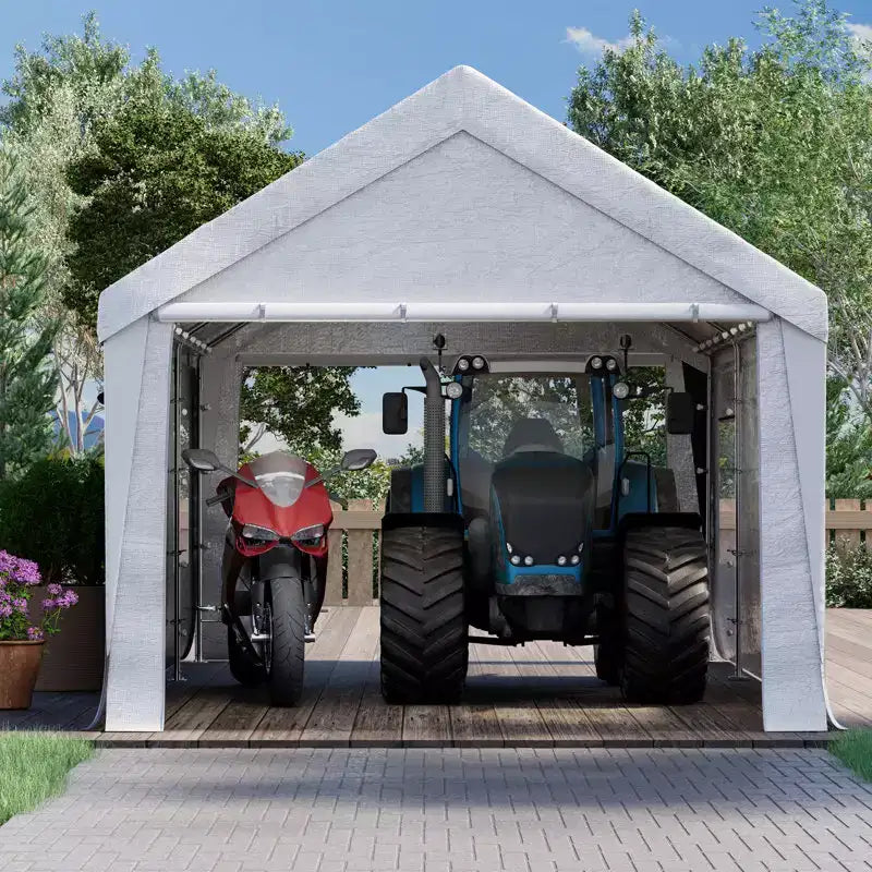 EROMMY 10 Ft X 20 Ft Car Canopy Portable Garage