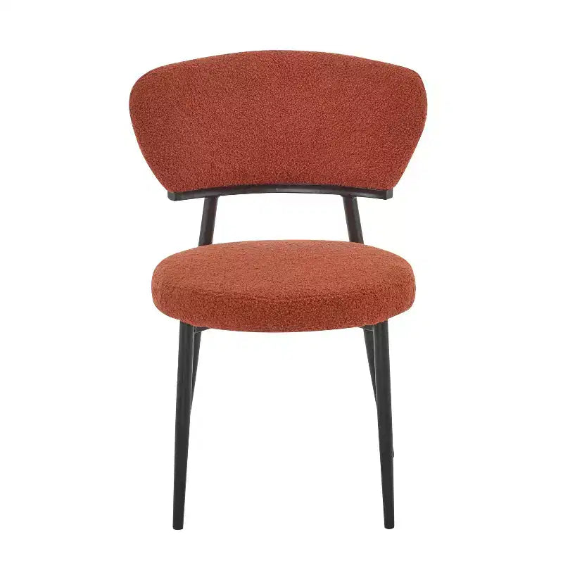 Christopher Knight Home Atrass Upholstered Dining Chair with Metal Legs (Set of 6)