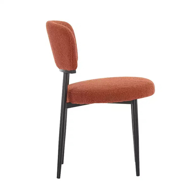 Christopher Knight Home Atrass Upholstered Dining Chair with Metal Legs (Set of 6)