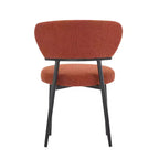 Christopher Knight Home Atrass Upholstered Dining Chair with Metal Legs (Set of 6)