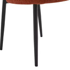Christopher Knight Home Atrass Upholstered Dining Chair with Metal Legs (Set of 6)