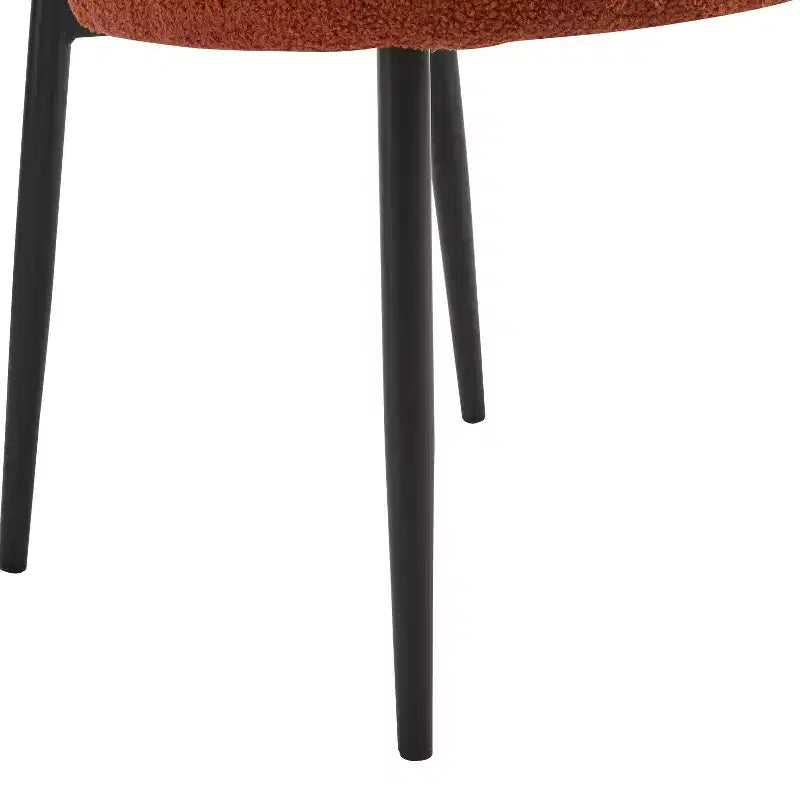 Christopher Knight Home Atrass Upholstered Dining Chair with Metal Legs (Set of 6)