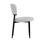 Christopher Knight Home Atrass Upholstered Dining Chair with Metal Legs (Set of 6)