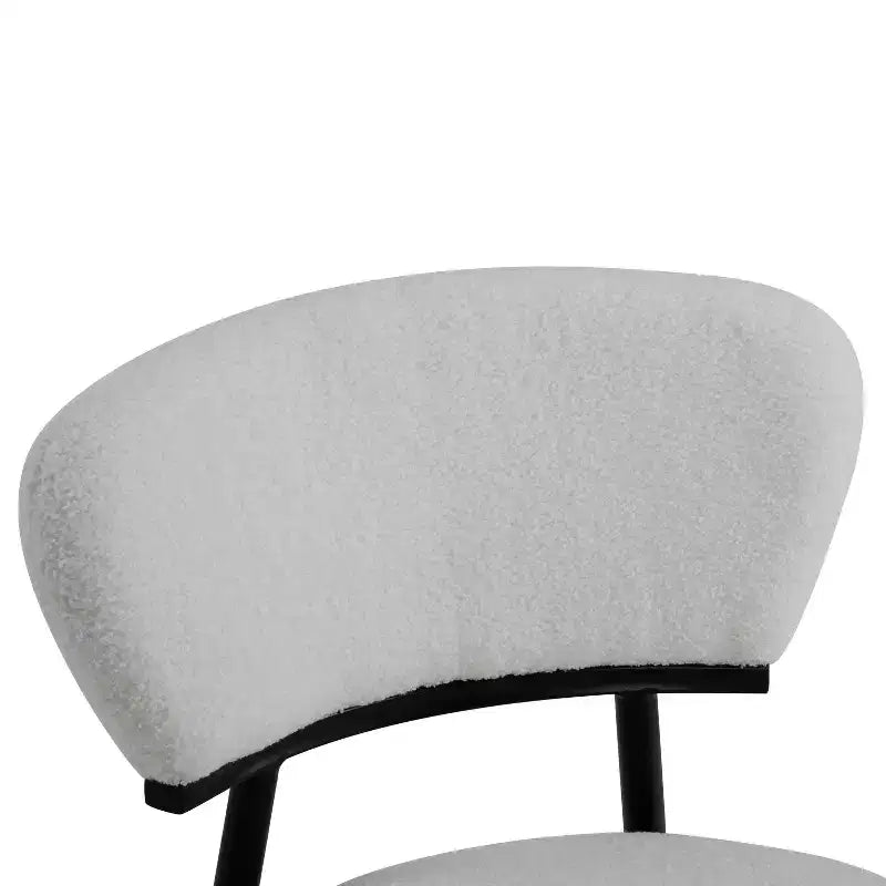 Christopher Knight Home Atrass Upholstered Dining Chair with Metal Legs (Set of 6)