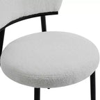 Christopher Knight Home Atrass Upholstered Dining Chair with Metal Legs (Set of 6)