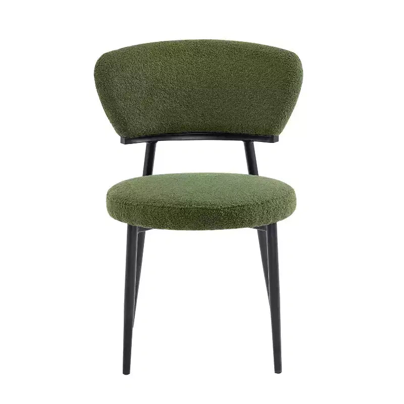 Christopher Knight Home Atrass Upholstered Dining Chair with Metal Legs (Set of 6)