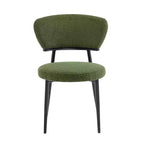 Christopher Knight Home Atrass Upholstered Dining Chair with Metal Legs (Set of 6)