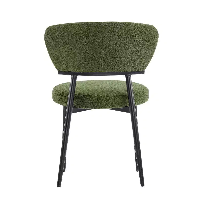 Christopher Knight Home Atrass Upholstered Dining Chair with Metal Legs (Set of 6)