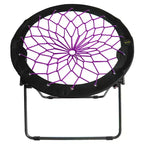 Zenithen Bungee Folding Dish Saucer Chair, 33in