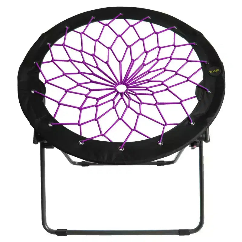 Zenithen Bungee Folding Dish Saucer Chair, 33in