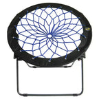 Zenithen Bungee Folding Dish Saucer Chair, 33in
