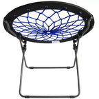 Zenithen Bungee Folding Dish Saucer Chair, 33in