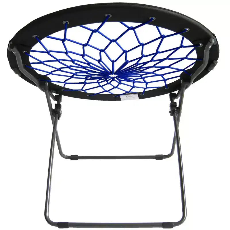 Zenithen Bungee Folding Dish Saucer Chair, 33in