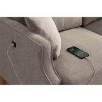 Waterproof Fabric 3-Seater Sofa Equipped with USB Charging Port
