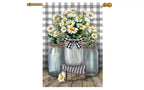 Briarwood Lane Spring House Flag 40x28 For Outdoor Farmhouse Jars For Spring House Flag
