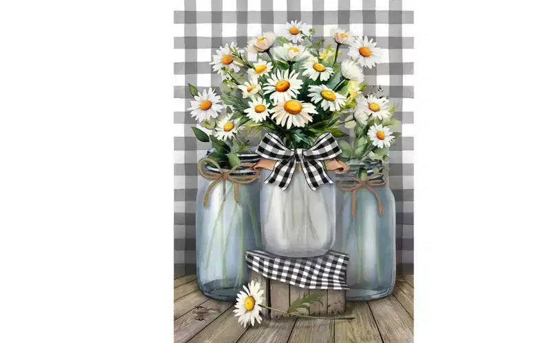 Briarwood Lane Spring House Flag 40x28 For Outdoor Farmhouse Jars For Spring House Flag