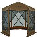 Hike Crew 12 x 12 Pop Up Gazebo, 6-Sided Outdoor Tent Canopy with Stakes, Ropes & More