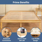 Home Imports Emporium Solid Wood Platform Bed