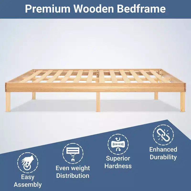 Home Imports Emporium Solid Wood Platform Bed