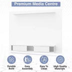 Home Imports Emporium Multi Storage Wall Media Entertainment Center