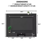 Home Imports Emporium Multi Storage Wall Media Entertainment Center