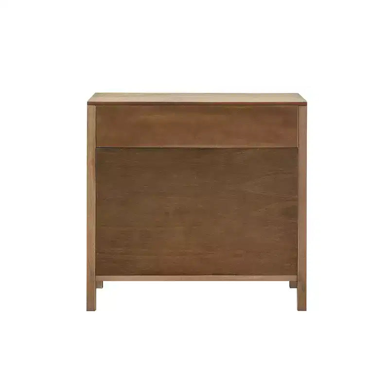 Christopher Knight Home Benjamin 34.25 H Cane-webbding Door Wood Storage Cabinet with Drawer and Shelf