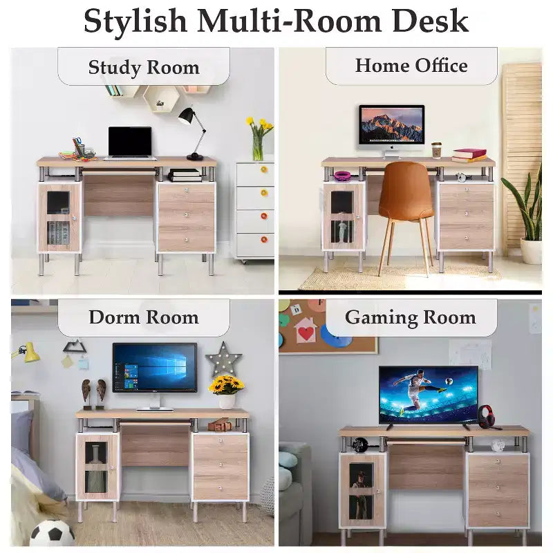 Home Imports Emporium 3-Drawer File Cabinet Office Writing Desk