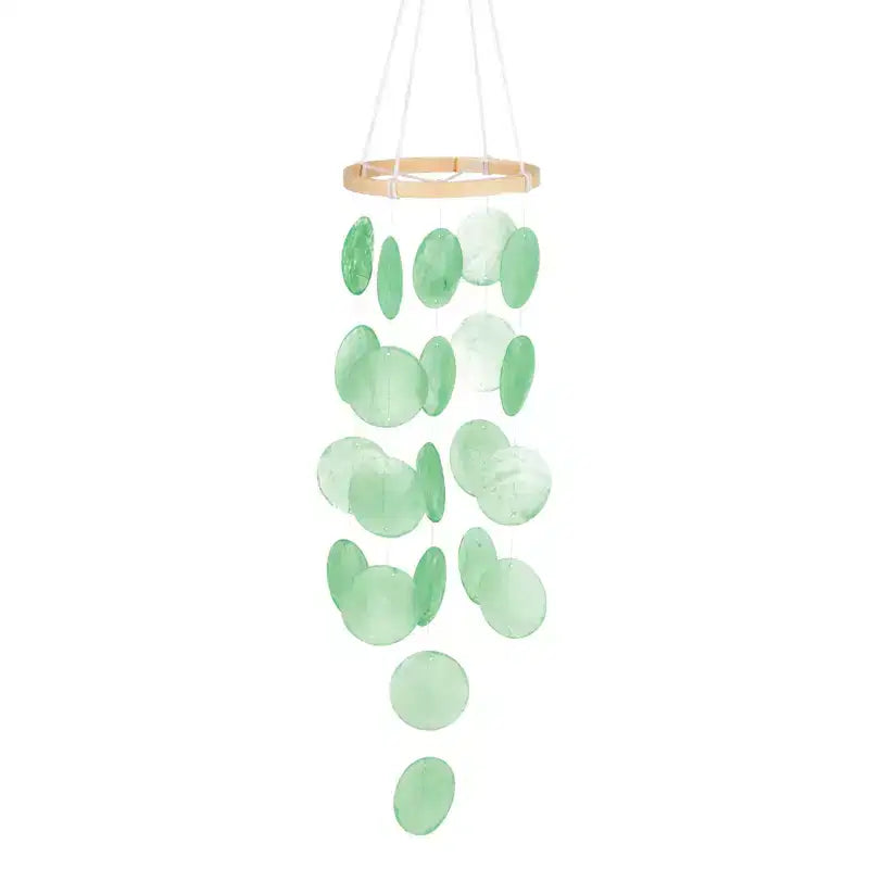 Unique Bargains Multipurpose Use Durable Sea Shell Coastal-Inspired Wind Chime 1 Pc