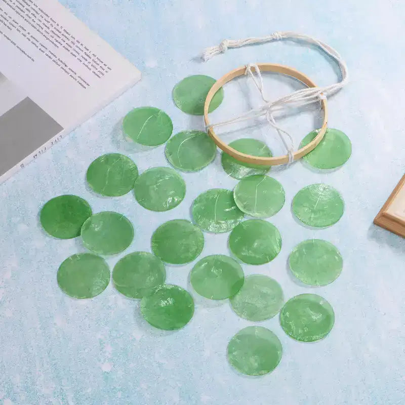 Unique Bargains Multipurpose Use Durable Sea Shell Coastal-Inspired Wind Chime 1 Pc