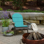 ARDEN Outdoor Foam Adirondack Cushion, Set of 2, 21.5 x 19, Water repellent, Fade Resistant, Foam Cushion for Adirondack Chairs 21.5 x 19
