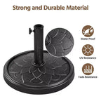 Yaheetech Heavy Duty Umbrella Base Stand with Flower Petal Pattern