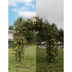 Garden Arch Trellis for Climbing Plants, Metal Arched Arbor Durable Powder-Coated Finish, for Weddings, Gazebos, and Outdoor Decor, for Lawn, Party