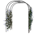 Garden Arch Trellis for Climbing Plants, Metal Arched Arbor Durable Powder-Coated Finish, for Weddings, Gazebos, and Outdoor Decor, for Lawn, Party