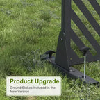 Zodiac Mountain-Shaped Black Galvanized Steel Screen