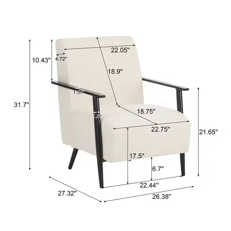 Christopher Knight Home Arnold Modern Upholstered Iron Club Chair (Set of 2)