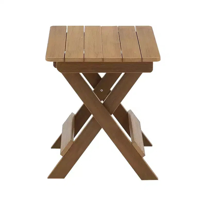 GDFStudio Matt 3pcs High Impact Polystyrene Foldable Bistro Set