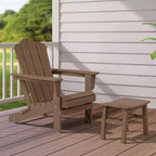 Hyleory HDPE Portable Ottoman,Ergonomic Curved Outdoor Stool