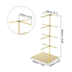 Unique Bargains Stainless Steel Durable Space-Saving Eyewear Display Sunglasses Display Stand