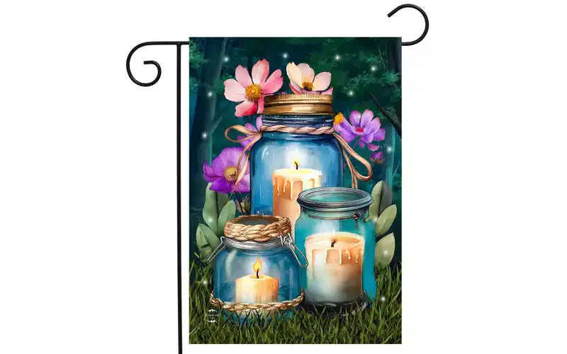 Briarwood Lane Spring Garden Flag 12x18 For Outdoor Be a Light Jars For Spring Garden Flag Flags For Outside