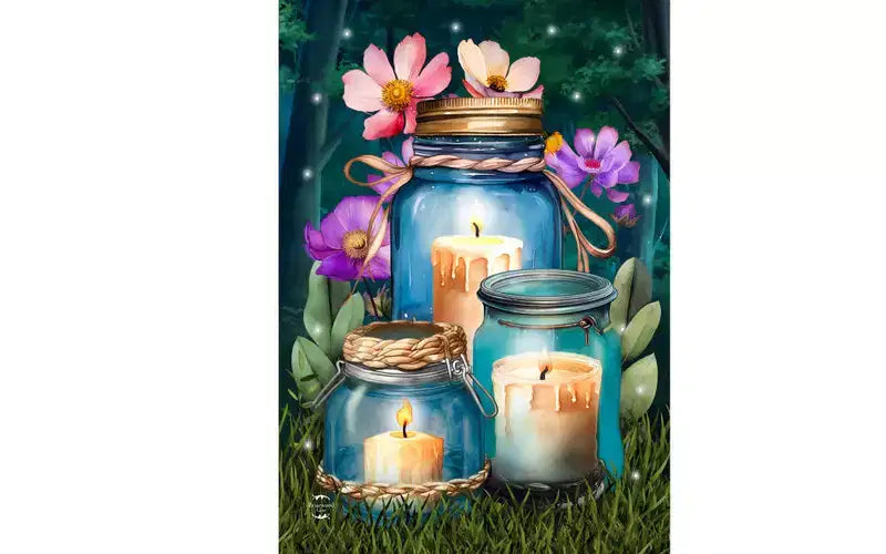 Briarwood Lane Spring Garden Flag 12x18 For Outdoor Be a Light Jars For Spring Garden Flag Flags For Outside
