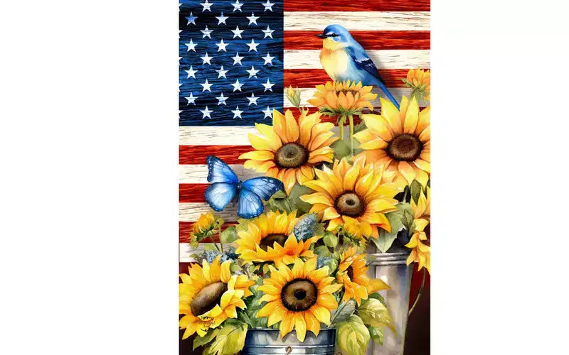 Briarwood Lane Summer Garden Flag 12x18 For Outdoor American Country For Summer Garden Flag Flags For Outside