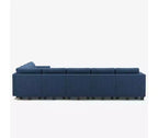 Belffin Modular Weave Sofa with Storage Seat and Ottoman (9 Seats + 11 Sides)
