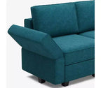 Belffin Modular Terry Sofa with Storage Seat (6 Seats + 8 Sides)