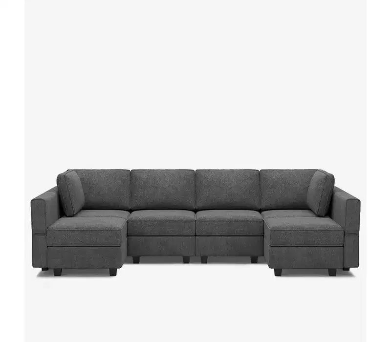 Belffin Modular Terry Sofa with Storage Seat (6 Seats + 8 Sides)