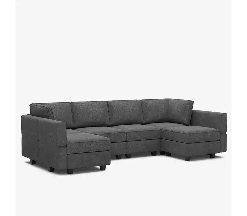 Belffin Modular Terry Sofa with Storage Seat (6 Seats + 8 Sides)