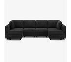 Belffin Modular Terry Sofa with Storage Seat (6 Seats + 8 Sides)